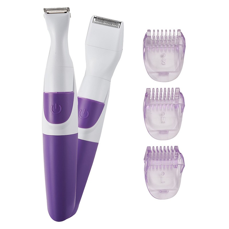 Women Bikini Cordless Trimmer 2 in 1 Waterproof Portable Safe