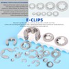 Glarks 237pcs 304 stainless steel Internal Tooth Star Lock Washers
