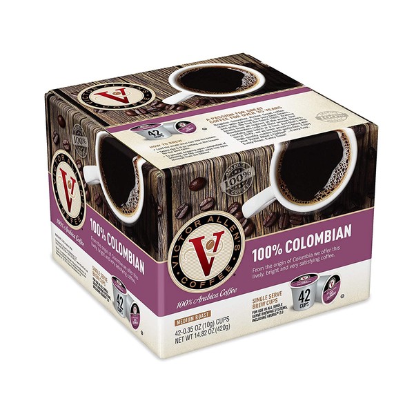Victor Allen's Coffee 100% Colombian Blend K-Cups (42-Count)
