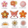 59 Stück Böhmen Hippie Flicken Bügelbilder Patches zum Aufbügeln Sonnengestickter