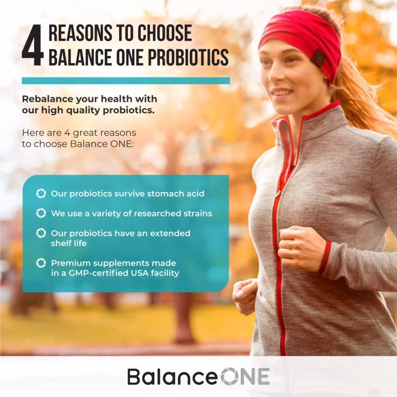 Balance ONE Probiotic, Once Daily, 12 strains, Shelf Stable, 2