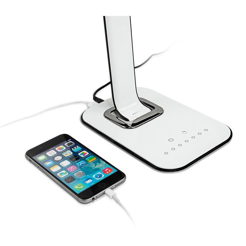 Turcom LED Desk Lamp With USB Charging Port Dimmable Touch