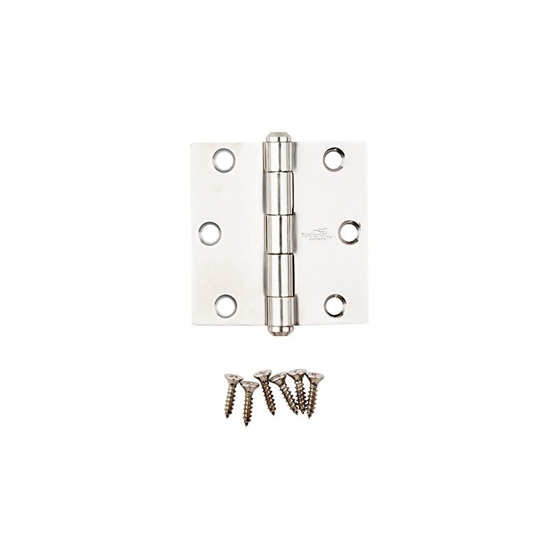 National Hardware N276-980 514 Door Hinges - Stainless Steel in