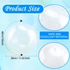 Octaday 8 Pieces 16 inch Inflatable Clear Beach Ball Inflatable
