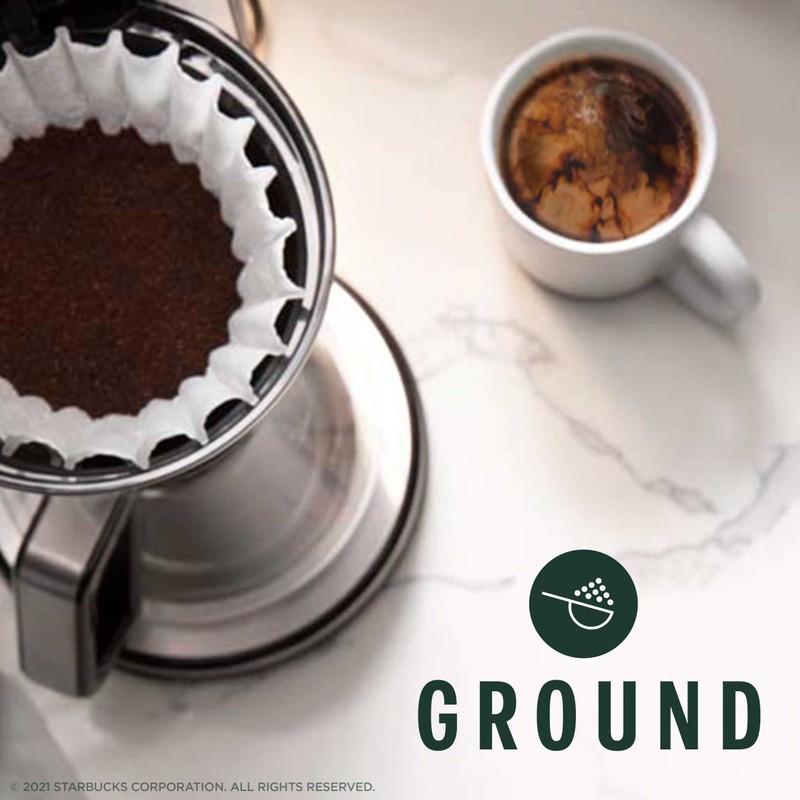 Starbucks Ground Coffee, Dark Roast Hot or Iced Coffee, French
