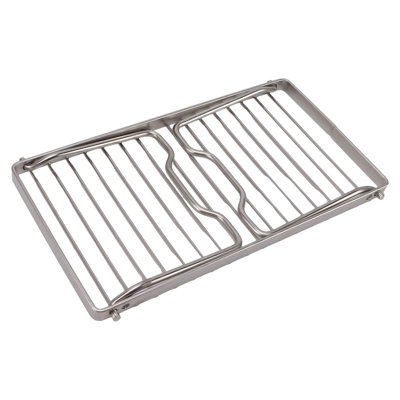 Folding Camping Grate Made of Stainless Steel with Adjustable Height,