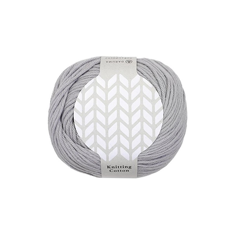 Yokota DARUMA 3100 Knitting Cotton Craft, Medium Thick, Col.8, Gray,