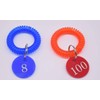 aloala Wrist Key Elastic Coil Key Ring Spiral Spring Band