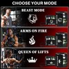 TECEUM Weightlifting Wrist Wraps with Thumb Loop – Camo –