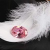 Wixine 1Pcs Huge Unheated Pink Sapphire Oval Cut AAAA Loose