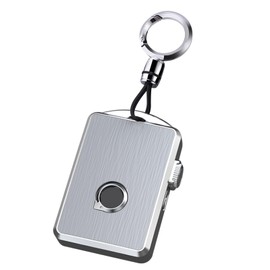 Sucxyor Compatible with Volvo Key Case XC90 XC60 XC40 S90 V90 S60 V60 2017-2022 Car Key Case for Volvo Key Cover Protective Case with Keyring (Brushed Grey)