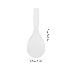 ULTECHNOVO 2Pcs Lightweight Non Stick Rice Paddle Spoon Kitchen Utensils for Home Cooking Multi Functional Rice Spatula for Efficient Food Serving and Dining
