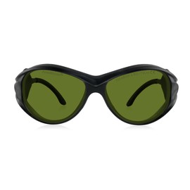 FREEMASCOT OD 8+ 190nm-450nm / 800nm-1100nm Wellenlänge Professionelle Laserschutzbrille für 405nm, 450nm, 980nm, 1064nm Laser (Frame Style 2) (Style 2)