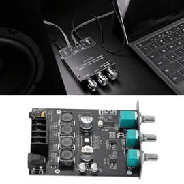 Bluetooth Amplifier Board, Tpa3116d2 Bluetooth Receiver Stereo Sound Digital Amplifier Module Bluetooth Audio Amplifier Board for Home Theater DIY ZK-502T