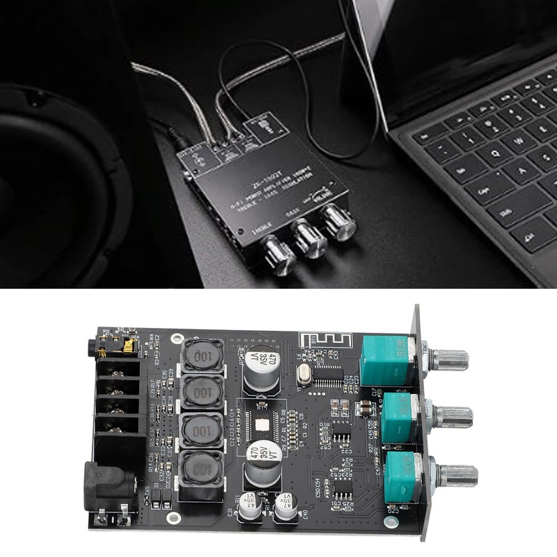 Bluetooth Amplifier Board, Tpa3116d2 Bluetooth Receiver Stereo Sound Digital Amplifier