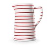 GMUNDNER KERAMIK Water jug capacity: 0.7 litres red flamed crockery,