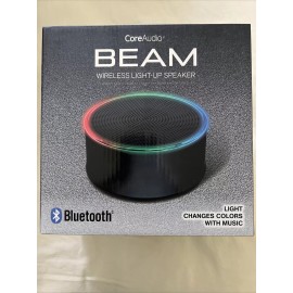 Core Audio Beam Wireless Light-Up Speaker NEW