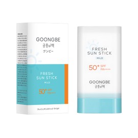 GOONGBE Fresh Sun Stick, Mild SPF 50+, PA++++, 0.8 oz (23 g), Sunscreen Stick, Children's Sunscreen, Baby Sunscreen, UV Protection, Sunburn Protection, Hypoallergenic Sunscreen, Sensitive Skin