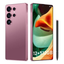 I25 Ultra: 6.99" FHD+ Android 14 Smartphone | 12GB+512GB | 108MP+68MP Camera | 7000mAh Battery | Built-in Stylus Pen | Blazing Fast Performance (Rose)