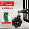 Uscaster 1pack 6inch Fence Gate Wheel,for Metal Tube Gate, 360