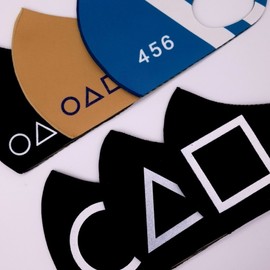 Halloween Party & Costume Mask (Antimicrobial) PLS Copper Character Mask - Women - White