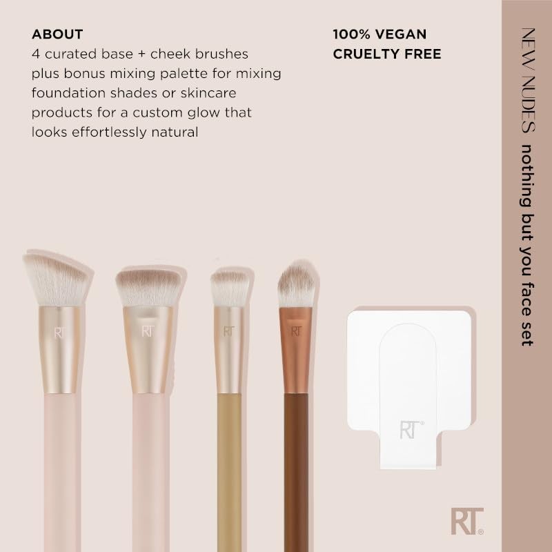 Real Techniques Nuevo set de 5 brochas de maquillaje "Nothing
