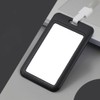 LannuMet 3 Pack Sliding ID Badge Holder,Hard Plastic Card Holder