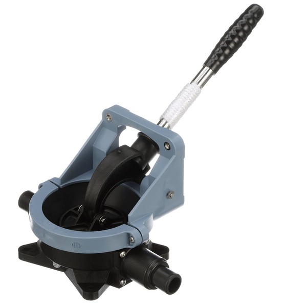 Whale BP9013 Gusher Urchin Manual Bilge Pump - Thru-Deck/Bulkhead, up to 14.5 GPM Flow Rate, 1-Inch or 1 ½-Inch Hose Connection, Black/Blue, One Size