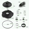 023705 Lawn Sprinkler Irrigation Pump Repair Kit 2 HP Fits