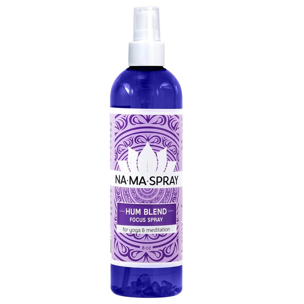 Aura Cleansing Spray - Negative Energy Protection for Spiritual Rituals, Productivity, and Energy Spray - HUM Blend Empath Protection - Supports Focus and Clarity - 8oz by Moonwater Elixirs