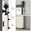 TSMST 3FT/36" Heavy Duty Sturdy Bifold Barn Door Hardware Kit