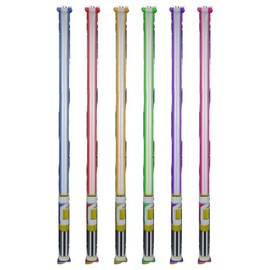 HENBRANDT 12 x Self Inflating Light Sticks Inflatable Kids Toy Space Swords Party Bag Fillers