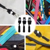 12Pcs Zipper Repair Kit, Universal Replacement Instant Zipper Fix Sliding