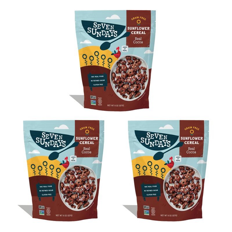 Seven Sundays Real Cocoa Sunflower Cereal - Choose Size: Case