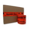 gws Caution Glass Notice Tape 6 Rolls Hallway Orange PVC