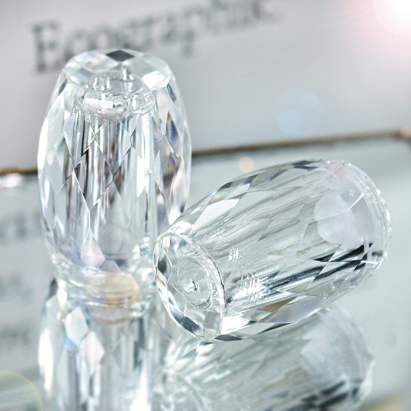 1.8" Refillable Crystal Seasoning Bottle Salt and Pepper Shakers Kitchen
