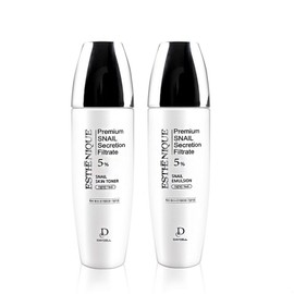 Daycell Estenique Snail 2 Types Skin Toner 150ml + Emulsion 150ml, 1 piece / 데이셀 에스테니끄 달팽이 2종 스킨토너150ml+에멀젼150ml, 1개