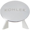 KOHLER Overflow Cap for Iron Plains Bathroom Sinks, Polished Chrome