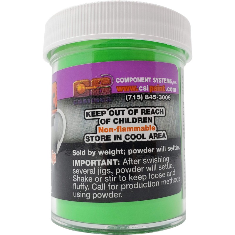 Pro-Tec Powder Paint 2 oz Jar ( Bright Green )