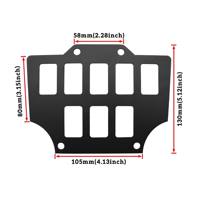 SAUTVS - Panel de interruptor de consola central para salpicadero