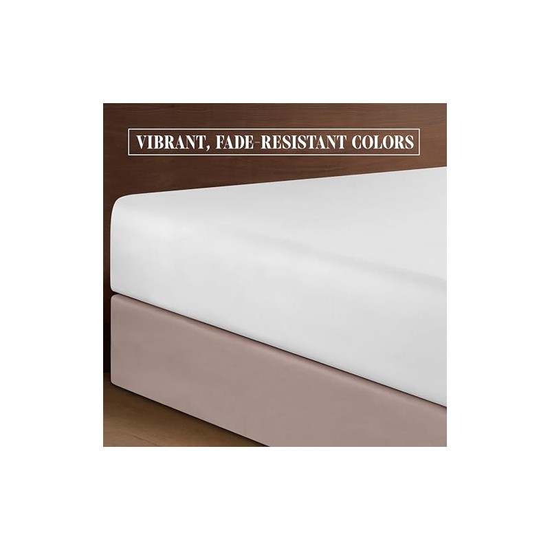BESPOLITAN INC. 1200 Thread Count 4pc King Size Egyptian Bed