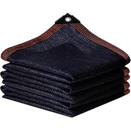 IMSGVIFO 90% Black Shade Cloth for Patio, 6x8 FT Mesh Tarp Sun Shade Cloth with Grommets, Sun Protection Sail for Garden Greenhouse Pergola Plants Chicken Coop Patio Outdoor Neting Cover