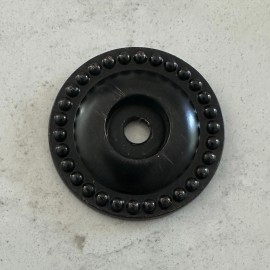 Brainerd Chocolate Beaded Bronze Knob Backplate - Brainerd PBF800Y-VBR - Looks Fantastic!