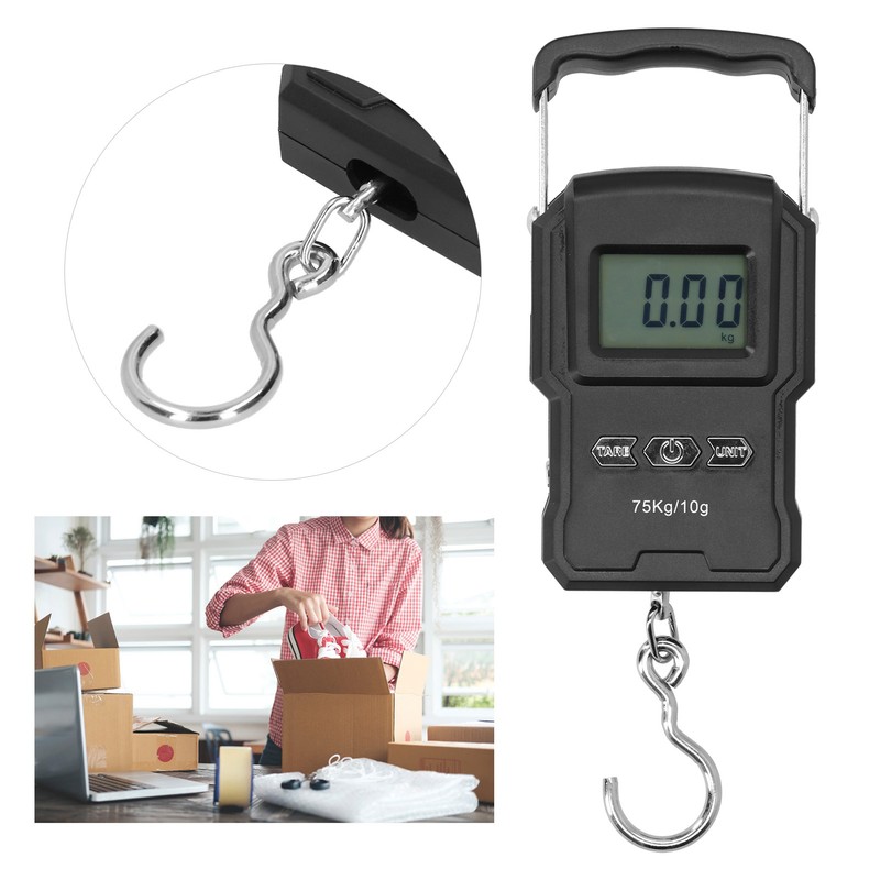 WH-A22L Electronic Scale with Measuring Tape 75kg Mini Portable Digital