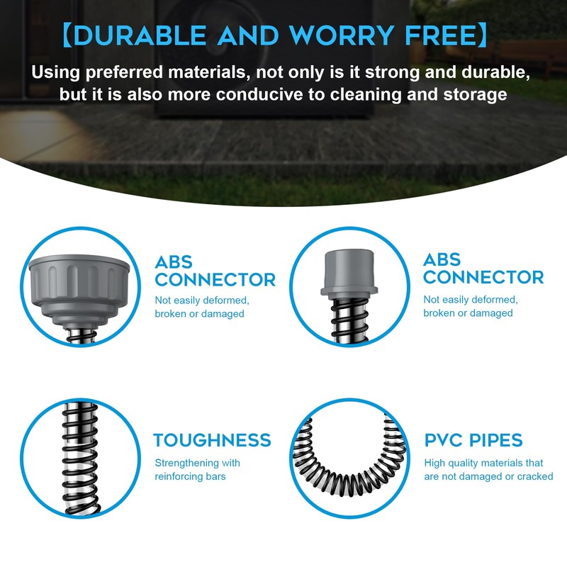 AC Drain Line Cleaner；HVAC to 1-inch & 3/4-inch PVC AC