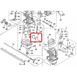 Unbranded Carburetor Float Valve Needle Set For Yamaha Mountain Max 600 700 MM600 MM700