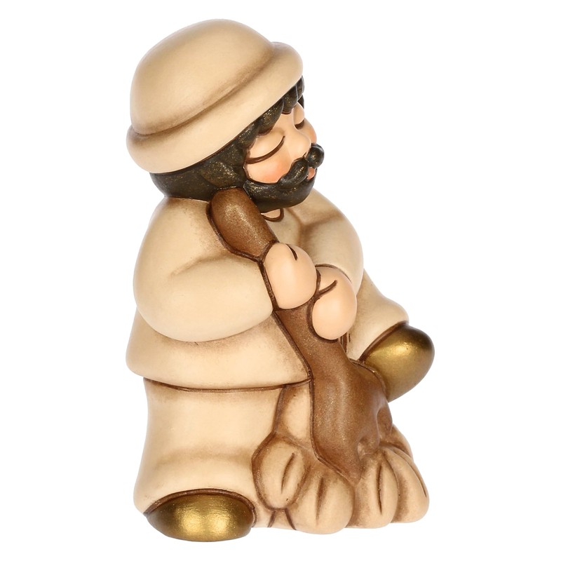 THUN, Man with Fork and Hay Made of High-Quality Ceramic,