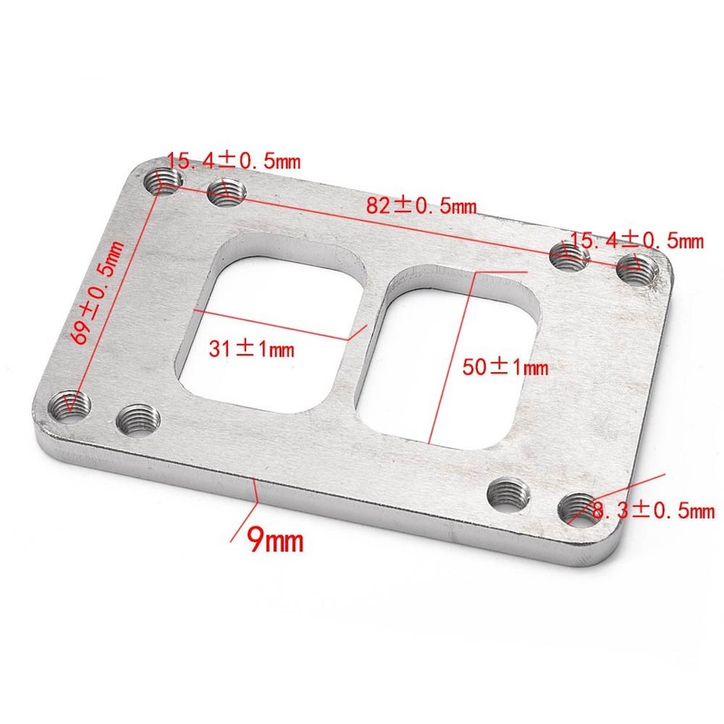 EPMAN TK-CGQ143H Stainless Steel Turbo Manifold Flange Adapter for T4