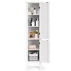Giantex Storage Cabinet Bathroom High Cabinet with 5 Tier Storage