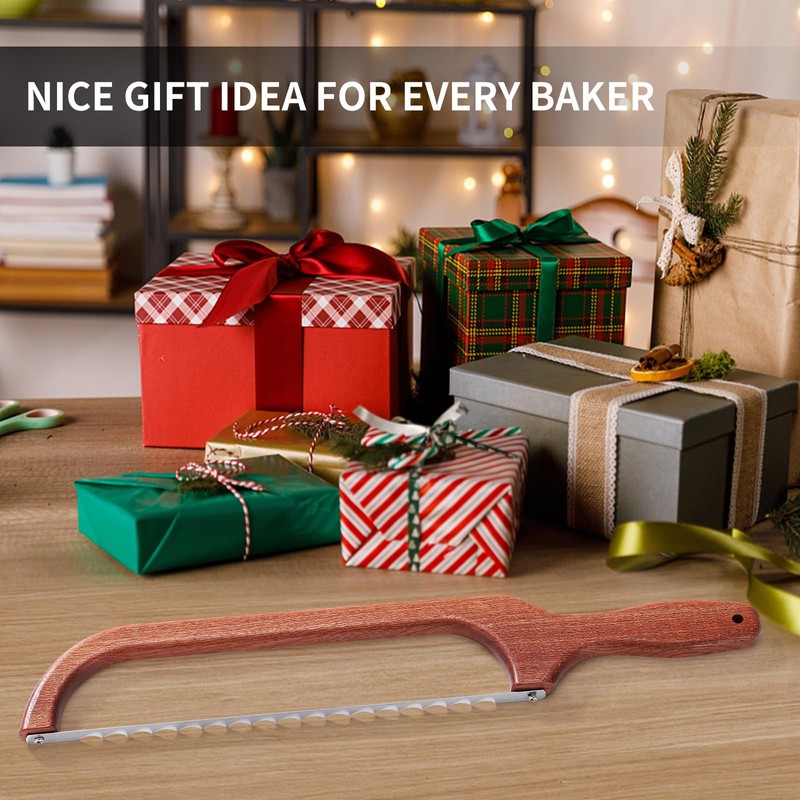 FYLFOTA Bread Saw for Homemade Bread, Sourdough Bread Knife Slicer